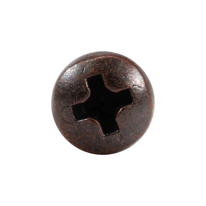 Rok Hardware 100 Pack #4 x 5/8" Deep Coarse Thread Phillips Pan Head Wood Screws Bronze Plated MDF - Image 2